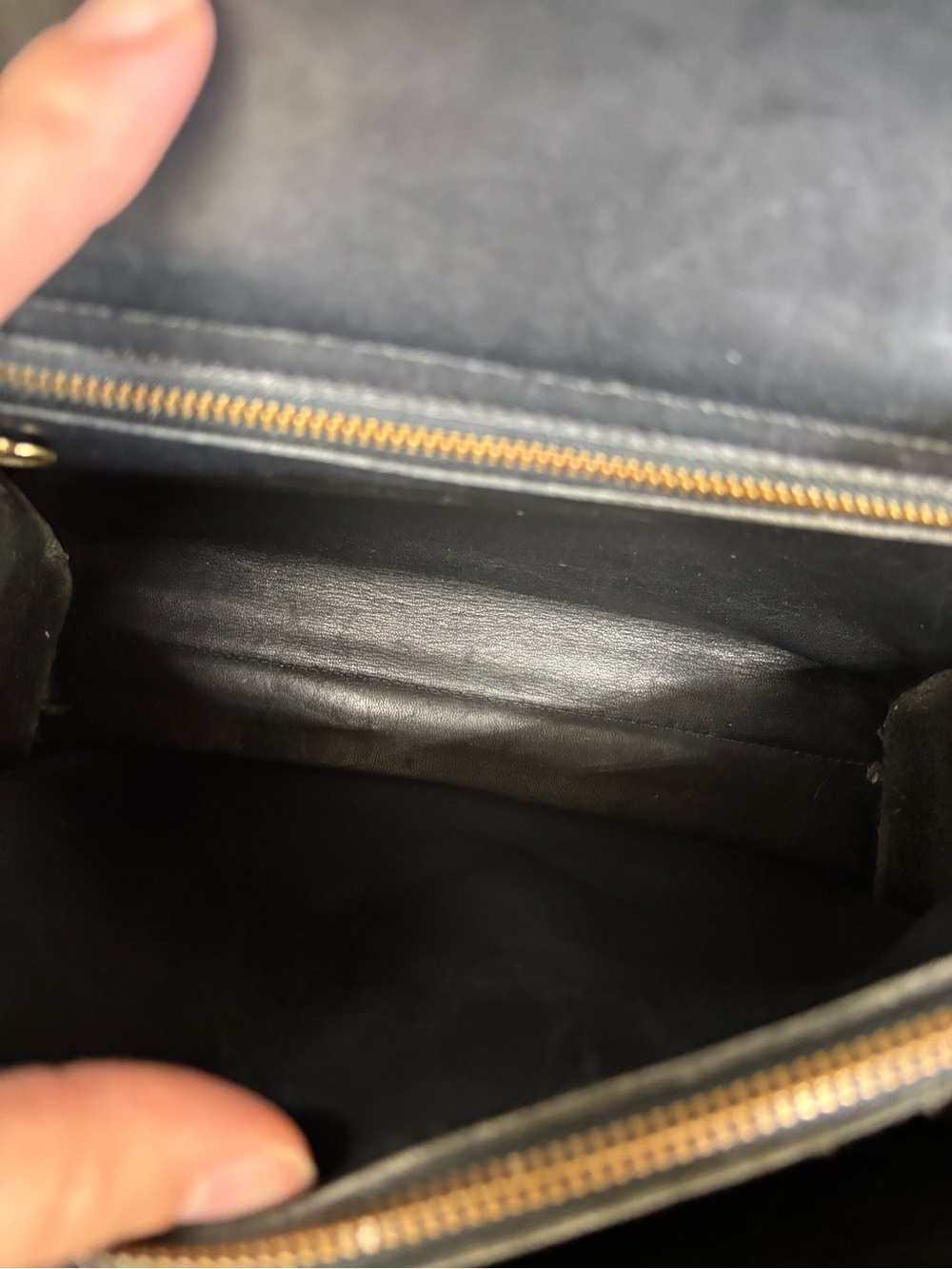 Vintage 9977 Coach Manor Black Leather Top-Handle Satchel with Gold Turn-Lock - Picture 11 of 12